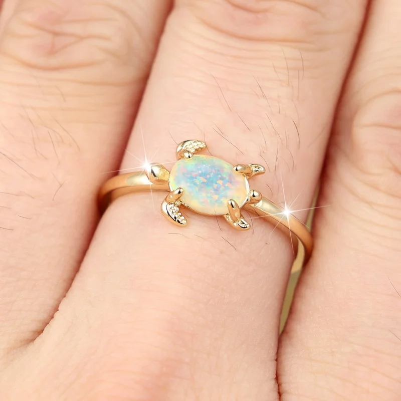 2026 European and American Playful Small Animal Rings, Elegant and Trendy, Fresh and Versatile Jewelry for Girls in Daily Life