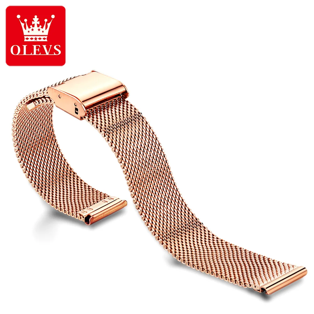 OLEVS orologi da donna di marca di lusso moda impermeabile orologio al quarzo in acciaio inossidabile calendario di semplicità orologio da donna vestito originale