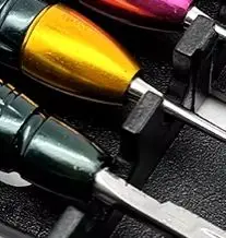 5PCS/Set Dentistry Instrument Tools Dental Composite Resin Filling Spatulas Tools with Disinfection Box Lm Art Kit