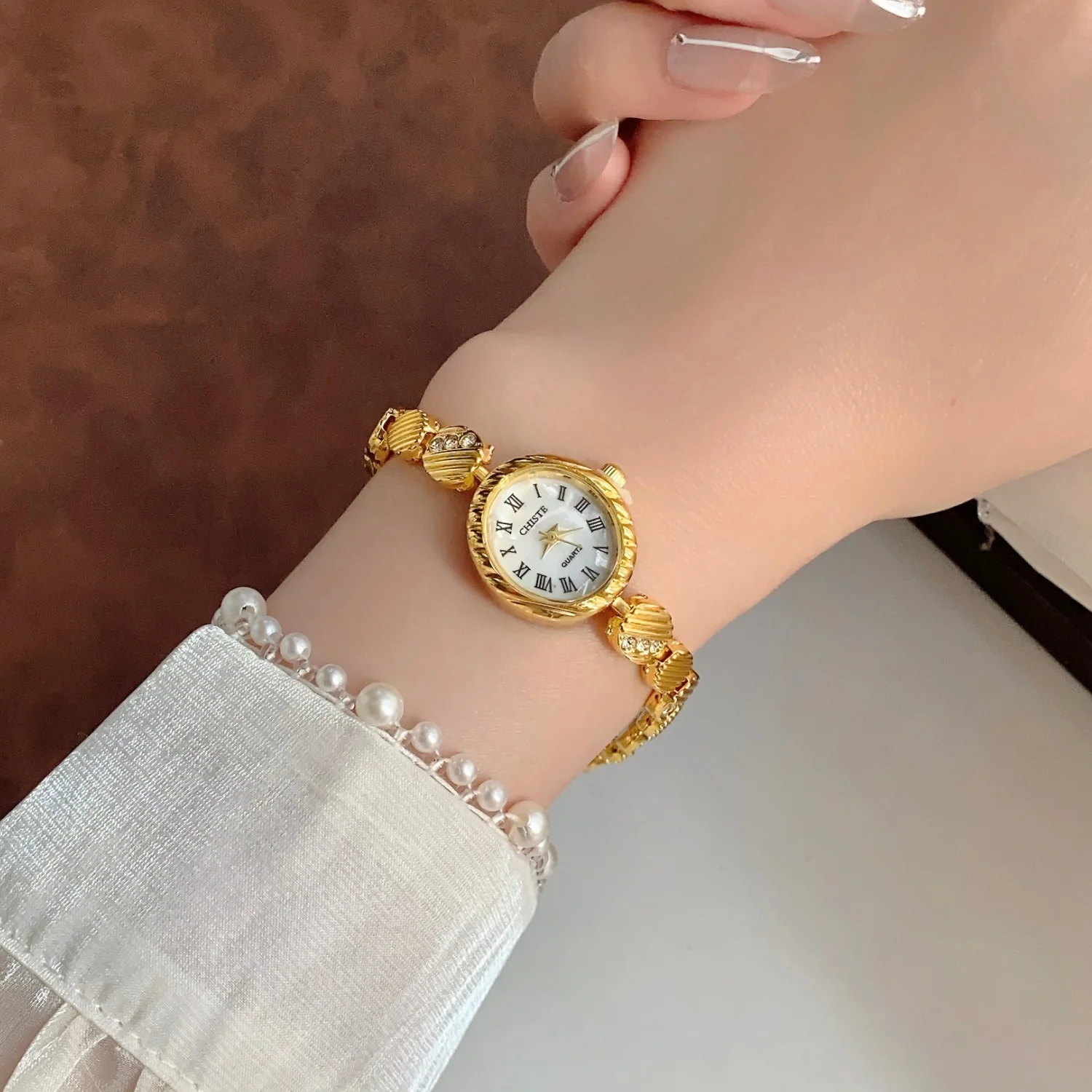 Women Watches Top Brand Luxury Wristwatches Ladies Fashion Gold  Bracelet Watch Female Elegant Clock Women montre femme