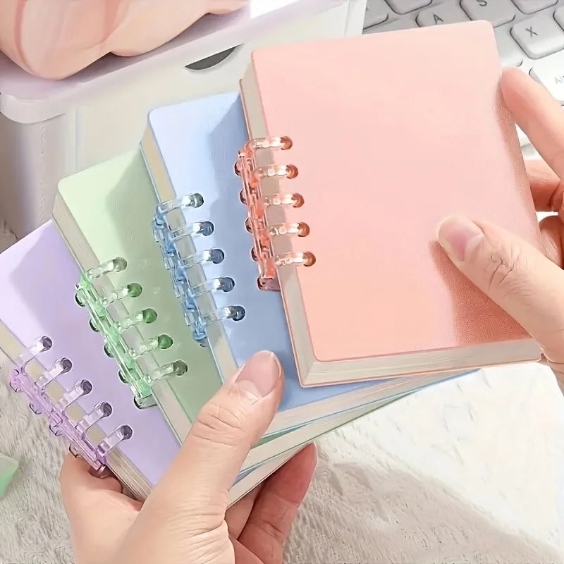 2pcs/3pcs A7 Spiral Notebook -Portable Pocket Size,for Office,School, Travel, Holiday Gifts (Halloween, Thanksgiving, Christmas)