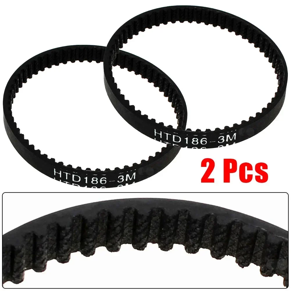 2PCS Toothed Belt Drive HTD186-3M For Karcher FC3 FC5 Hard Floor Cleaner X.605-500 Belt Replacement Parts For Karcher FC3