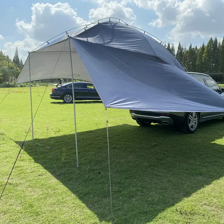 Big Size Outdoor Leisure Car Rear Tent Garden Car Awning Tent Camping Sunshade Trunk Tent