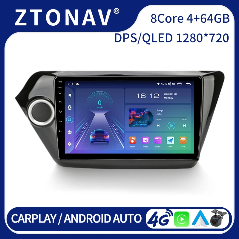 

Car Radio Stereo For Kia Rio K2 2012-2016 Android Screen Media Video Player Car DVD Player Headunit GPS Navi Carplay 2 Din