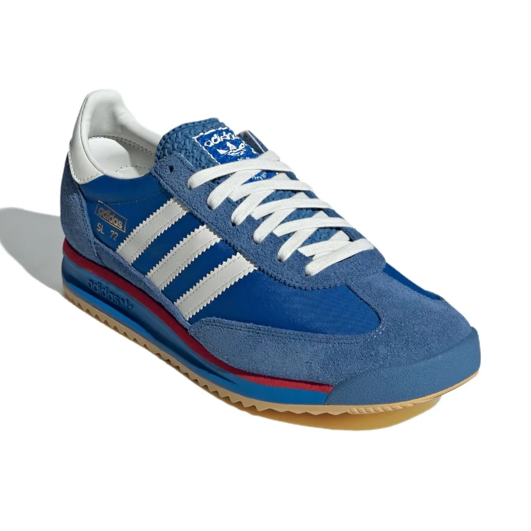 Adidas SL 72 RS Cienka podeszwa Męskie i damskie trampki Zimowe Lekkie Wygodne buty na co dzień Retro Klasyczne trampki Niebieskie