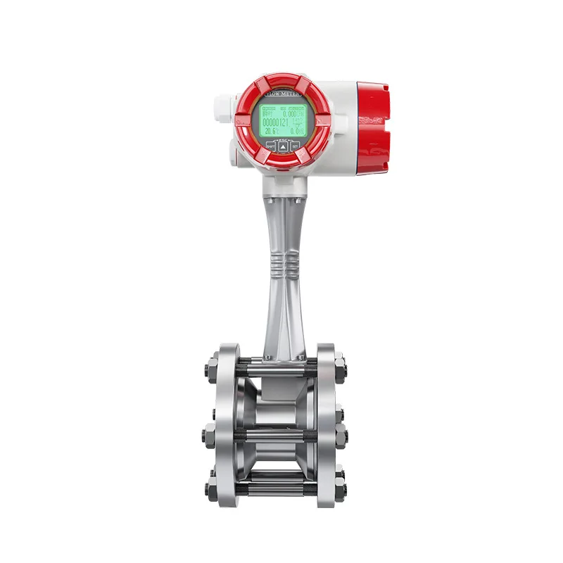 Intelligent vortex flowmeter saturation/superheated steam meter natural gas compressed air heating pipe network explosion-proof