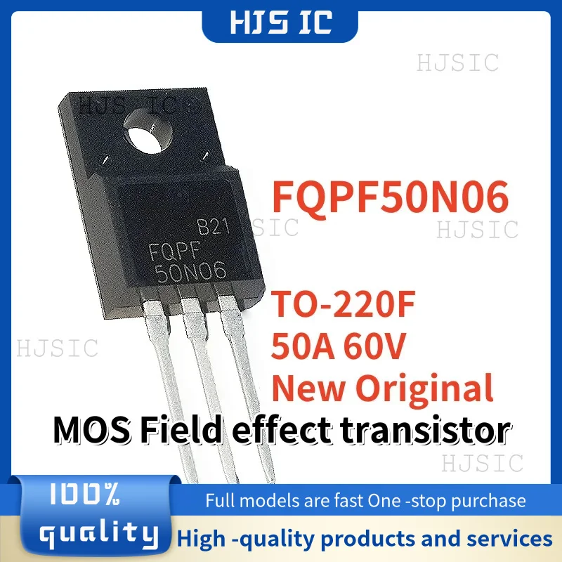 Image of 10-20 Stück Importierte Original FQPF50N06 50N06 TO-220F 50A 60V N-Kanal-Transistoren Leistungsschalter-Röhre MOS-Feldeffektröhre