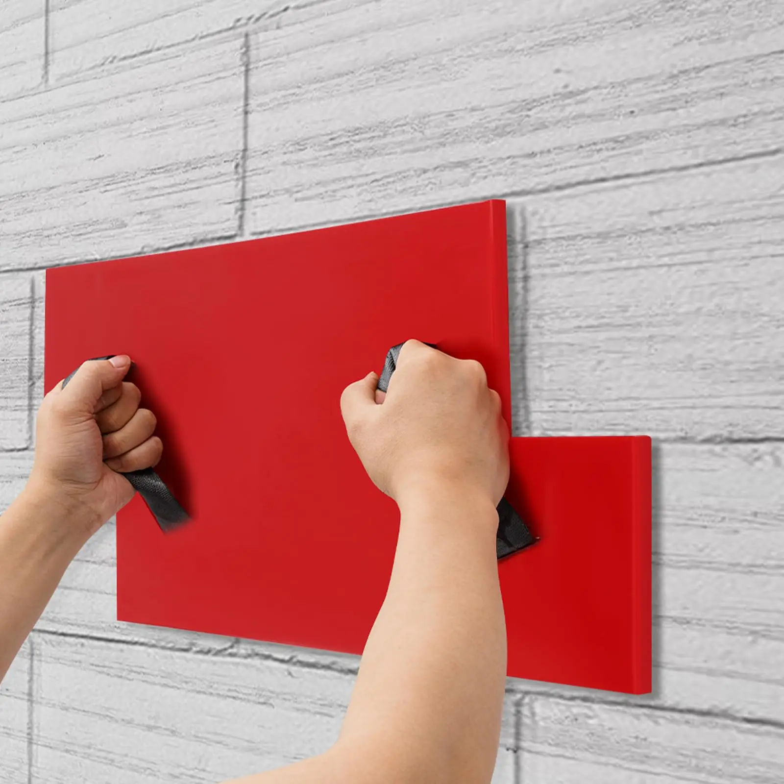 Concrete Stamp Mat Pu 28X12In Decorative Texture Skin for Stamped Pattern Finishes DIY Overlay Stone Pattern for Walls Floors, R