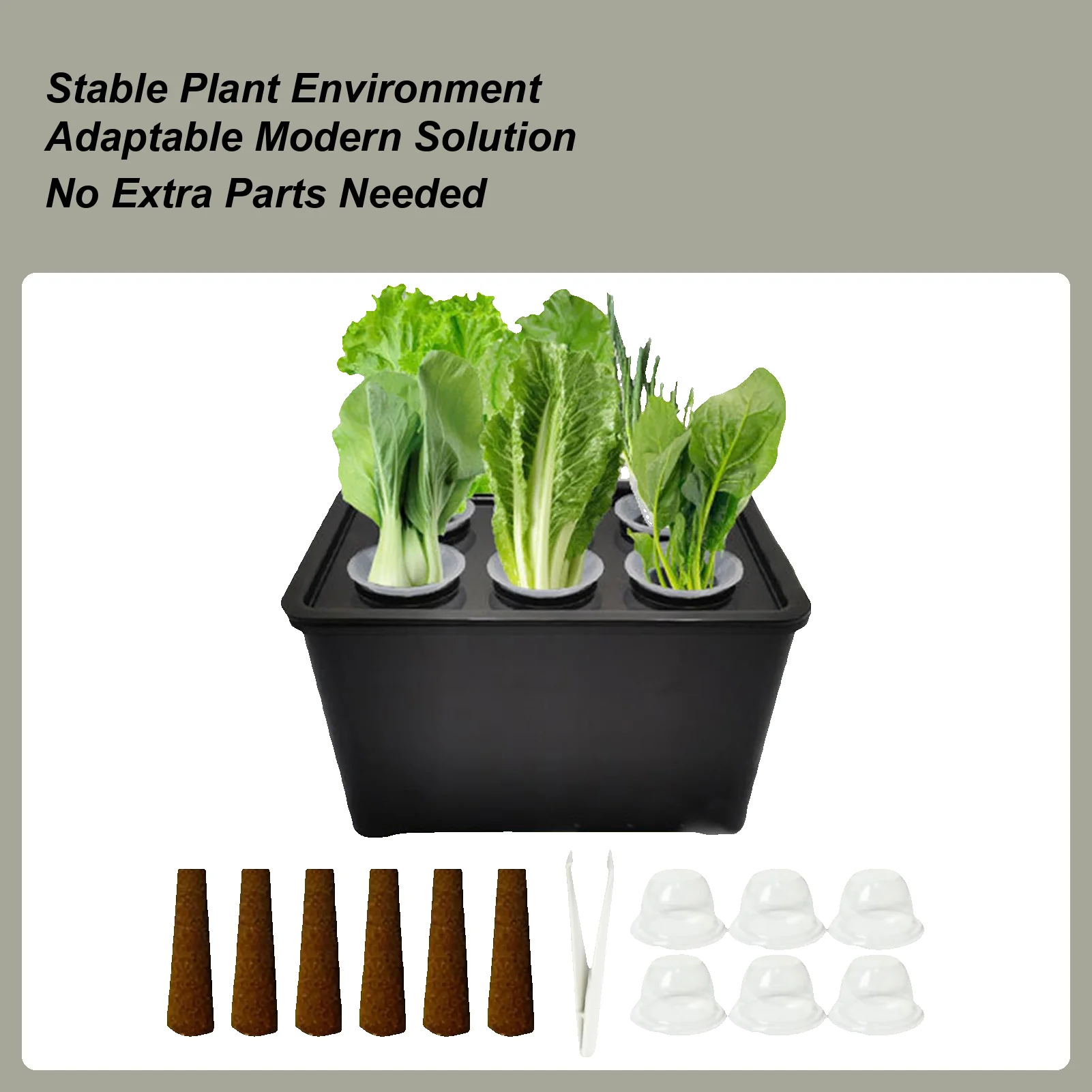 

Seeding Starting Tray 6-Cell Adjustable Humidity Propagator Seedling Pot Gardening Tools For Flowers Vegetables Indoor Dorm