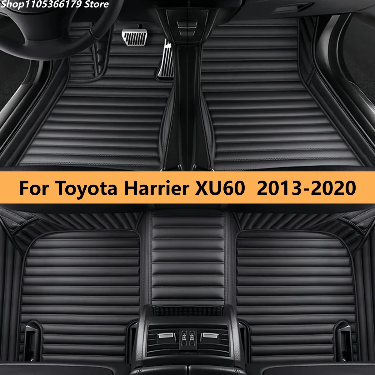 

Автомобильные коврики для Toyota Harrier XU60 2013-2020, водонепроницаемые, Tapetes Para Carro