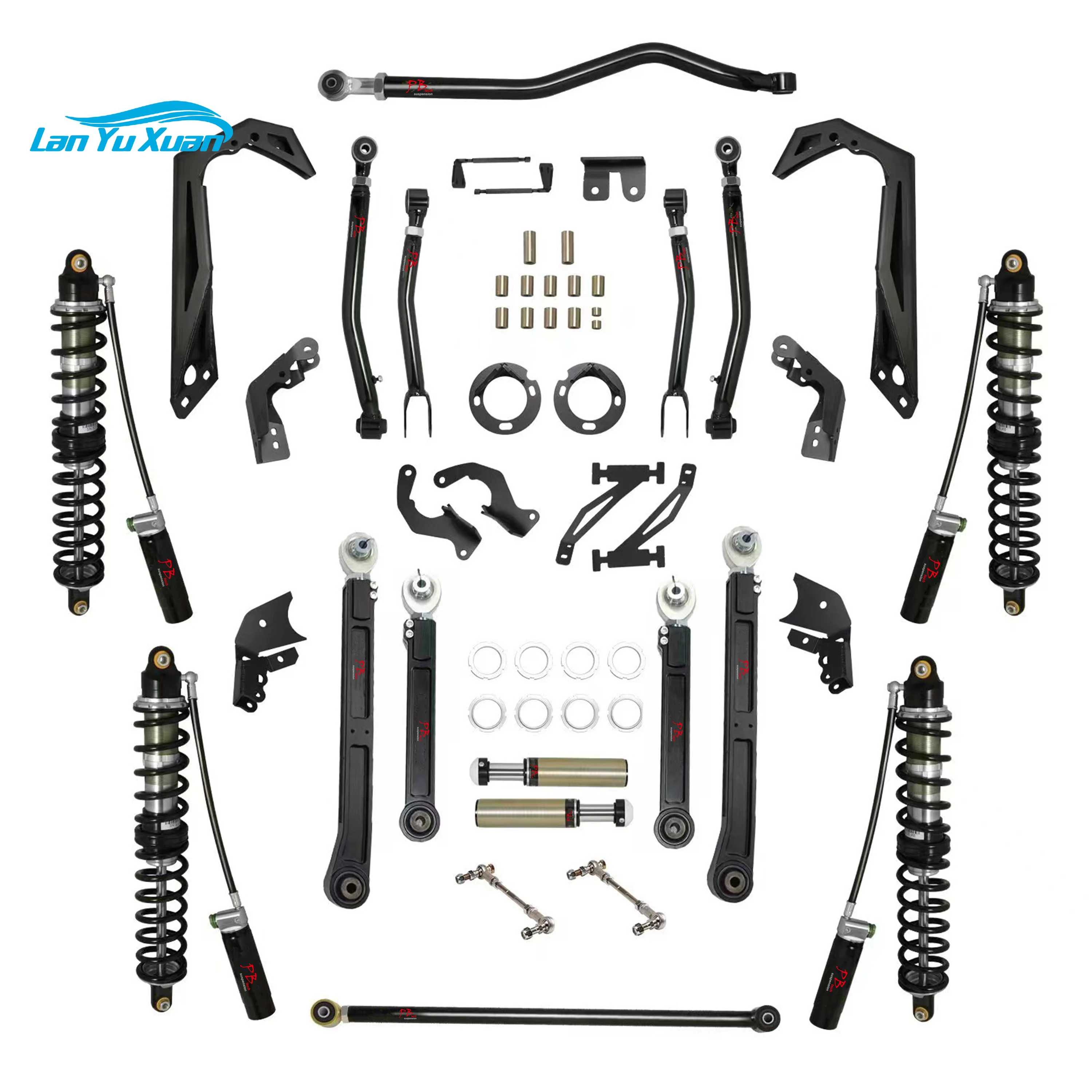 6inch Suspension Lift  Kits for 2019-UP Jeep Gladiator JT Control Arm Front Rear Shock Absorbers Track Bar Sway Bar Link