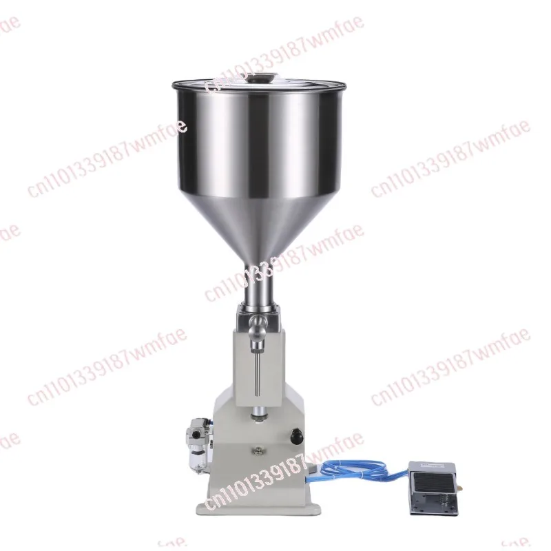 

Полуавтоматическая пневматическая машина для розлива пастообразных, жидких, кремовых, шампуневых и косметических средств в бутылки (модель A02)