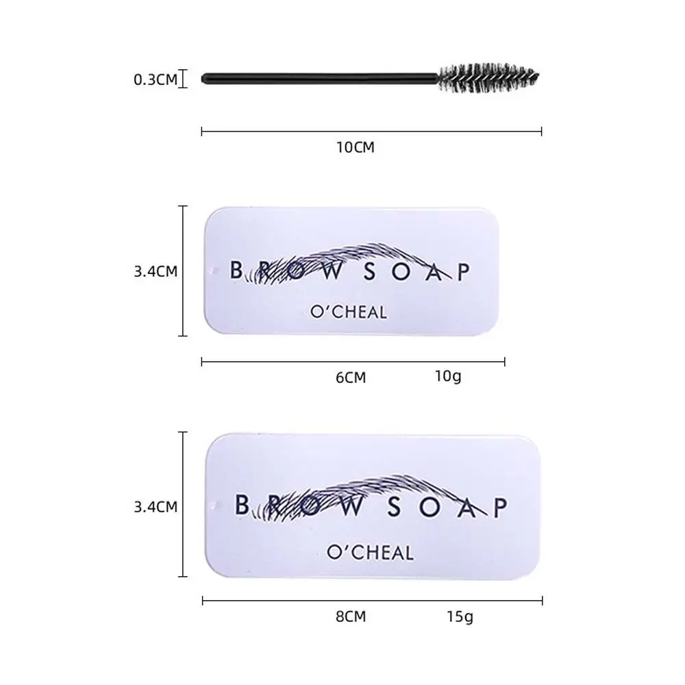 EyebloggMakeup-Baume 3D pour les sourcils de Regina avec pinceau, crème pour les sourcils, rehausse et sculpte, prévient