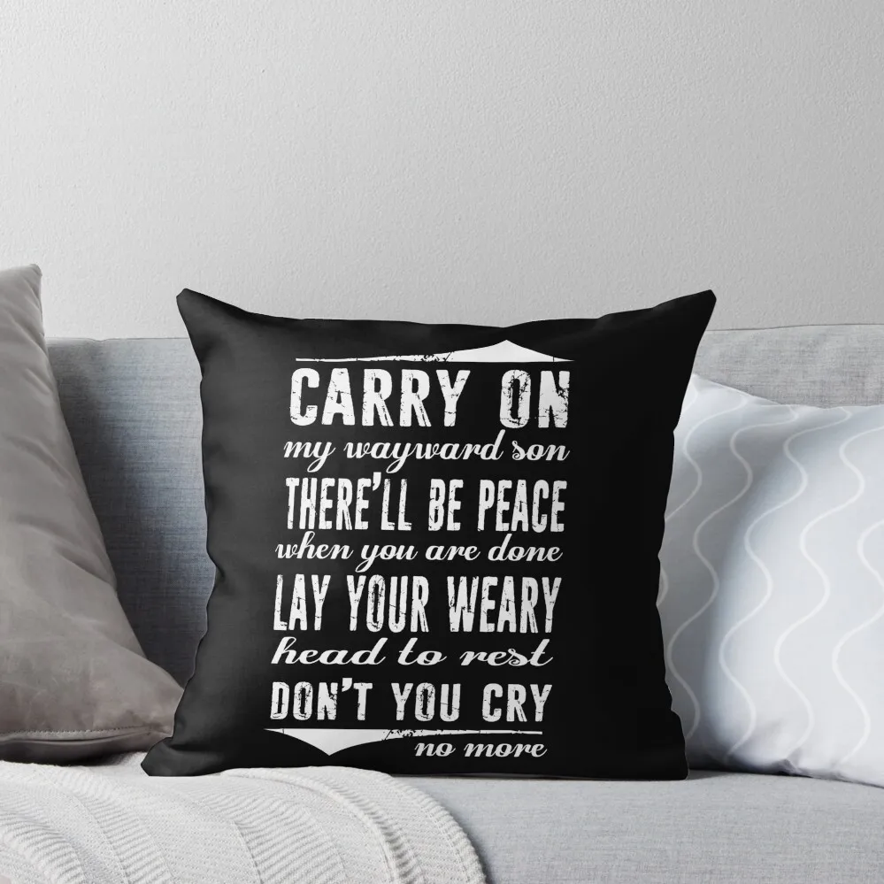 Spn Wayward sons (white version) Throw Pillow christmas supplies autumn decoration Sofa Cushions pillow