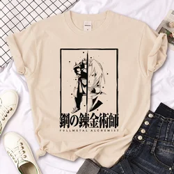 Fullmetal Alchemist t-shirts women summer anime designer t shirt girl Japanese harajuku clothing