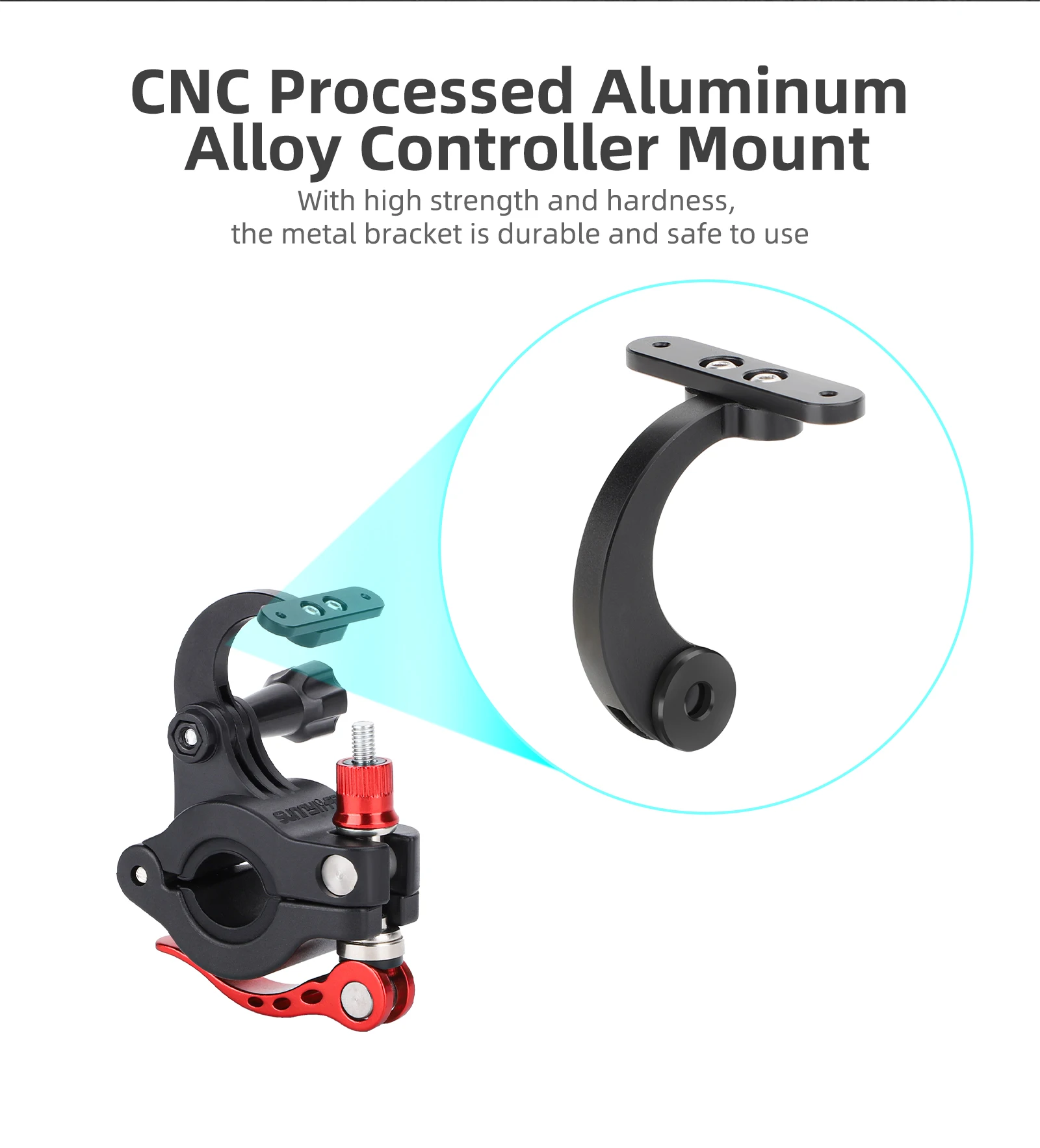 Remote Control Bike Clip for DJI RC2 Bicycle Bracket Holder Clamp for DJI Mini 4 Pro/DJI Air 3 Remote Controller Drone Accessory