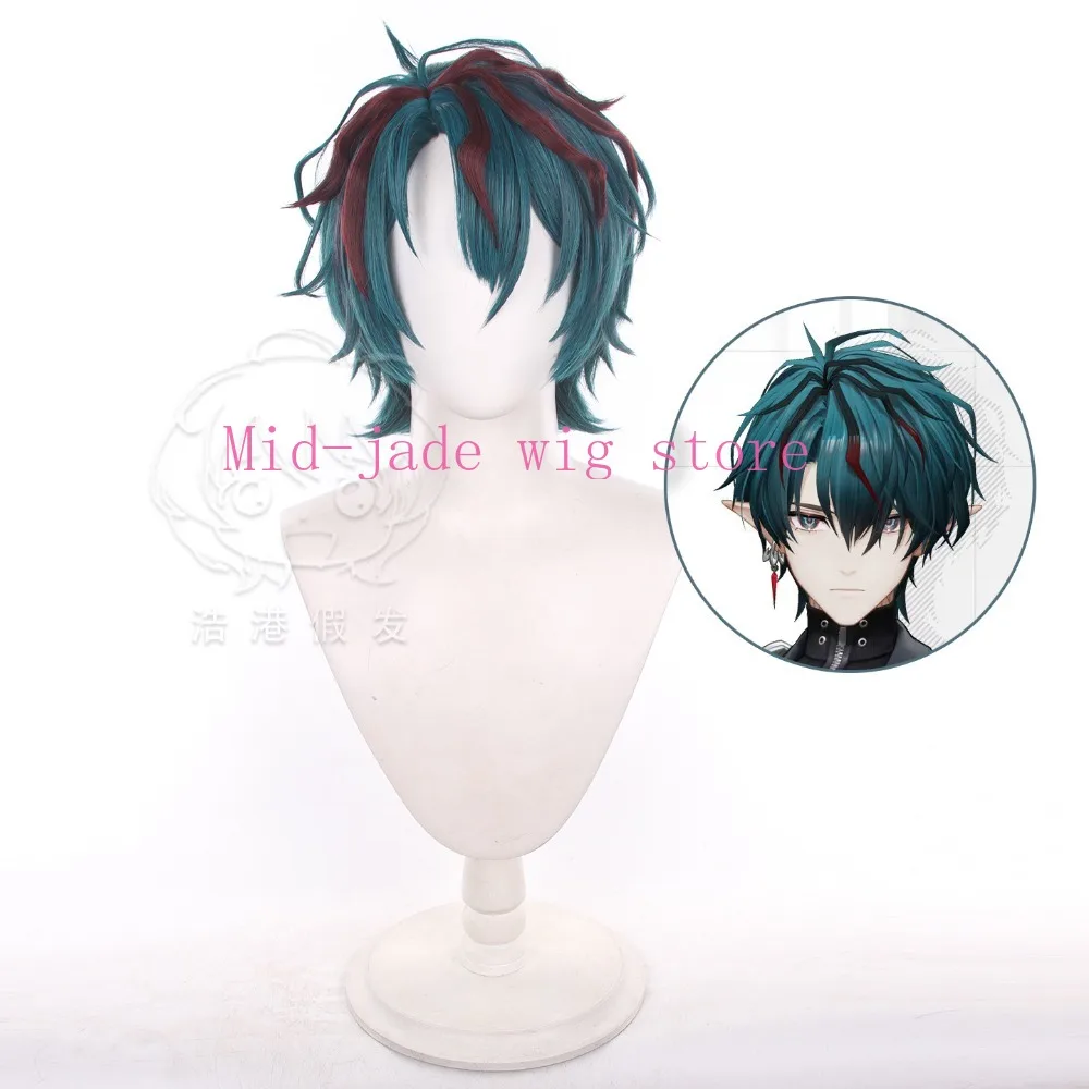Arknights Endfield Camus Cosplay Wig Two Tone Color Realistic Scalp Top Custom Hair Design