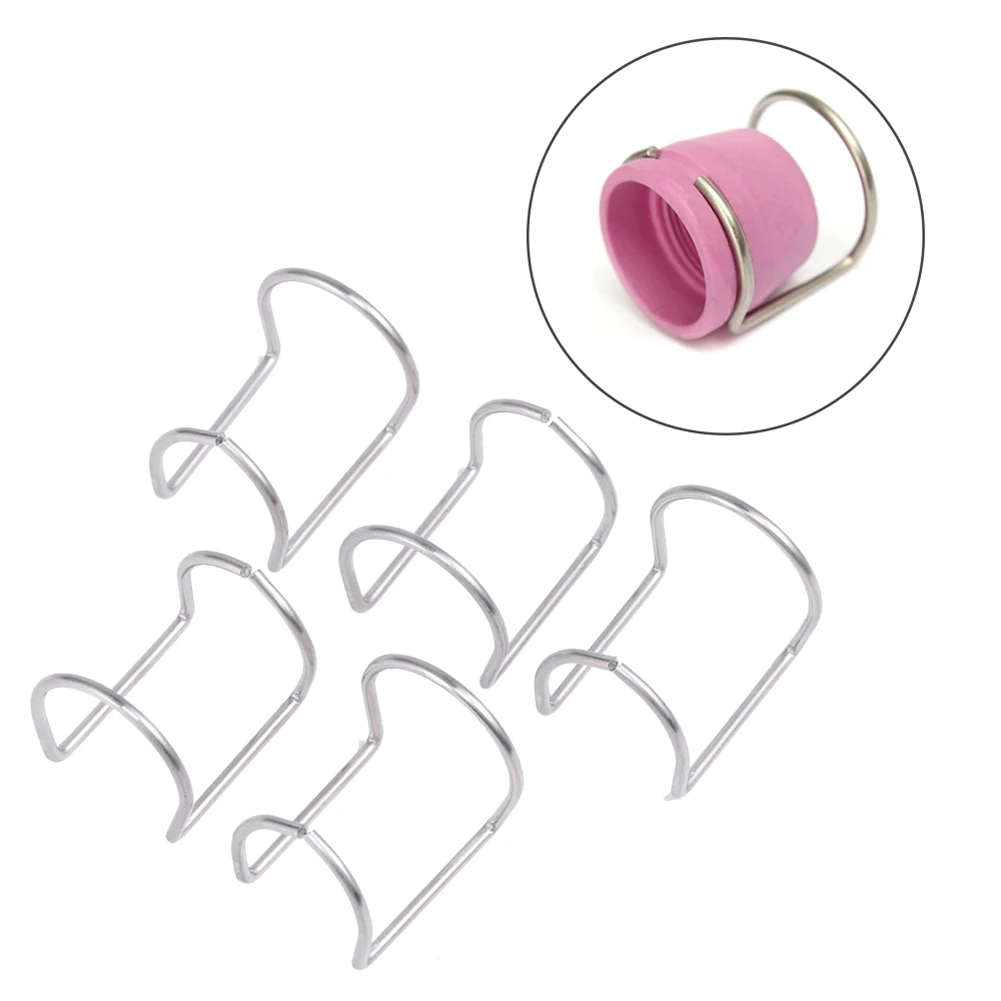 5pcs Spacer Guide Replacement Parts Metal Cutter Wire Guard Stainless Steel Guide Ring Holder Supplies Plasma Cutter Accessories