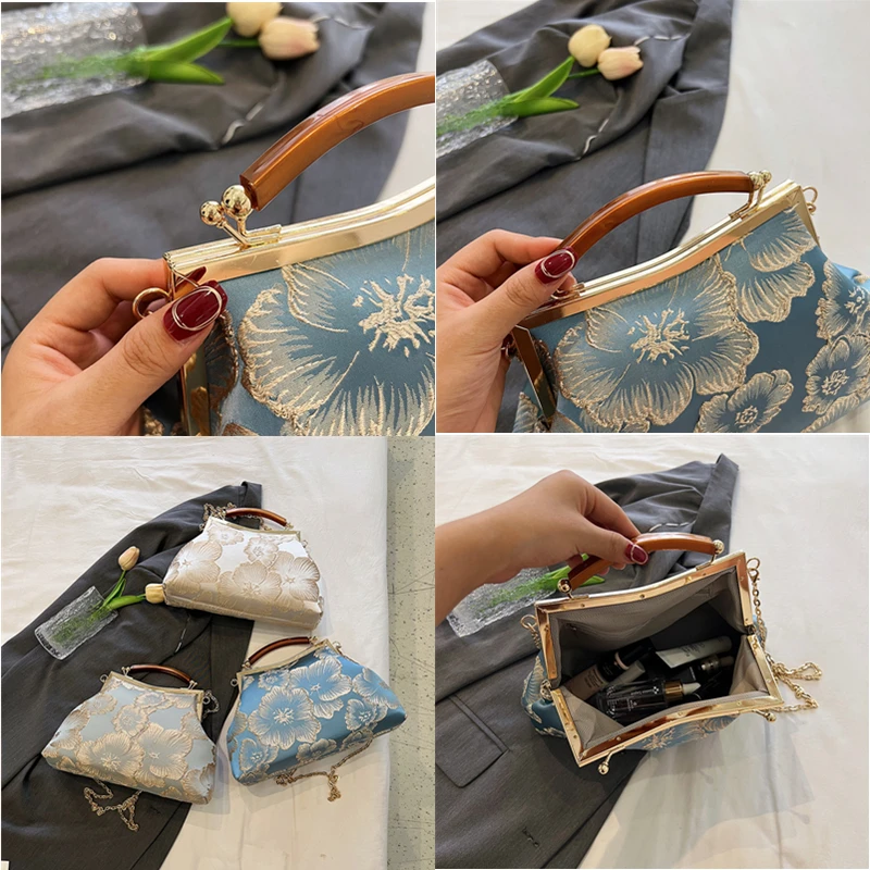 Women Party Dinner Bag Fashion Exquisite Ladies Dinner Bag Luxury Elegant Chain Simple Formal Gorgeous Crossbody Daily use Purse