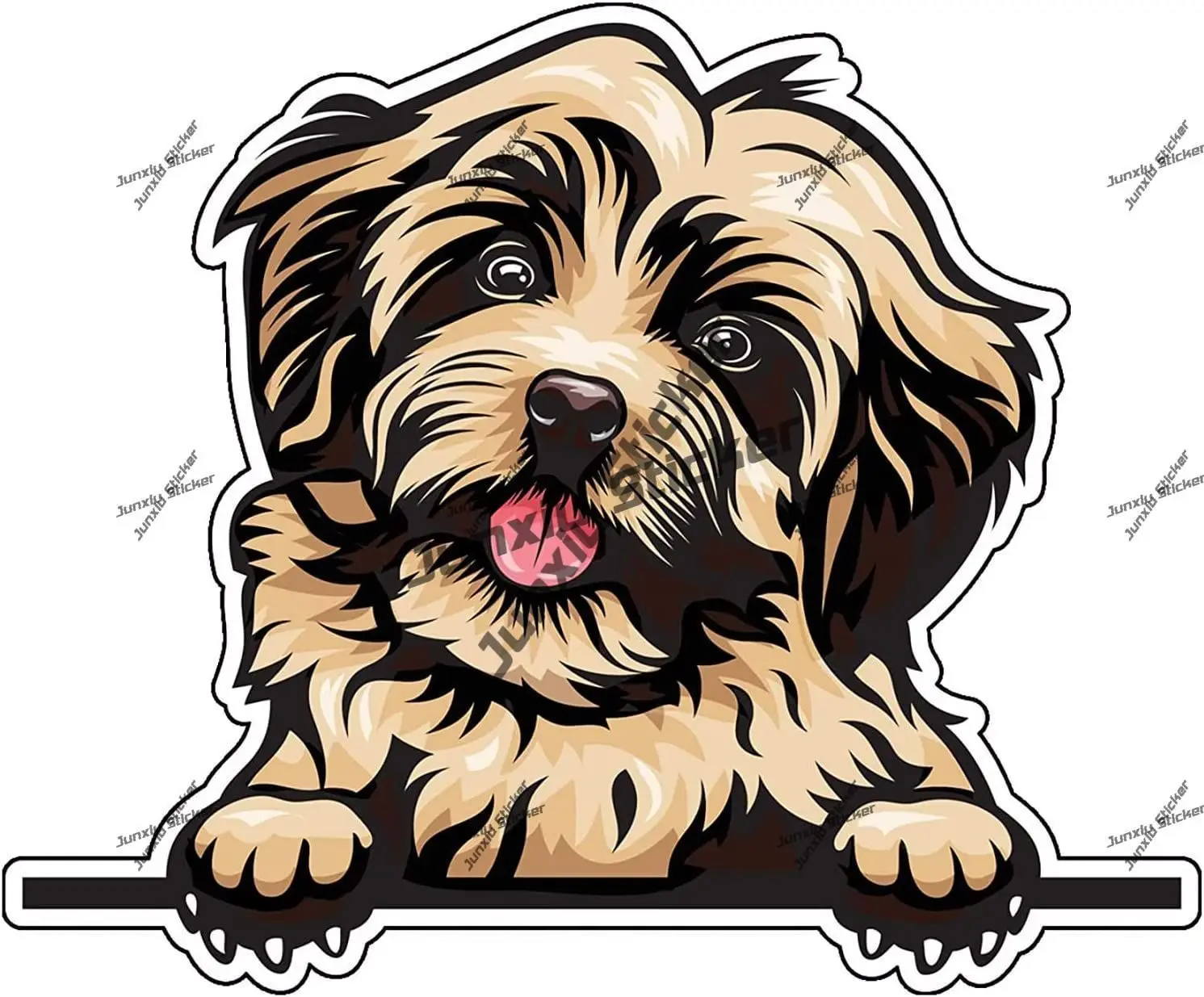 

Havanese Refrigerator Dog Breed Car Decal Motorhome Campe Knuckles Decoration for Suv Window Engine Cover Decor Accessories