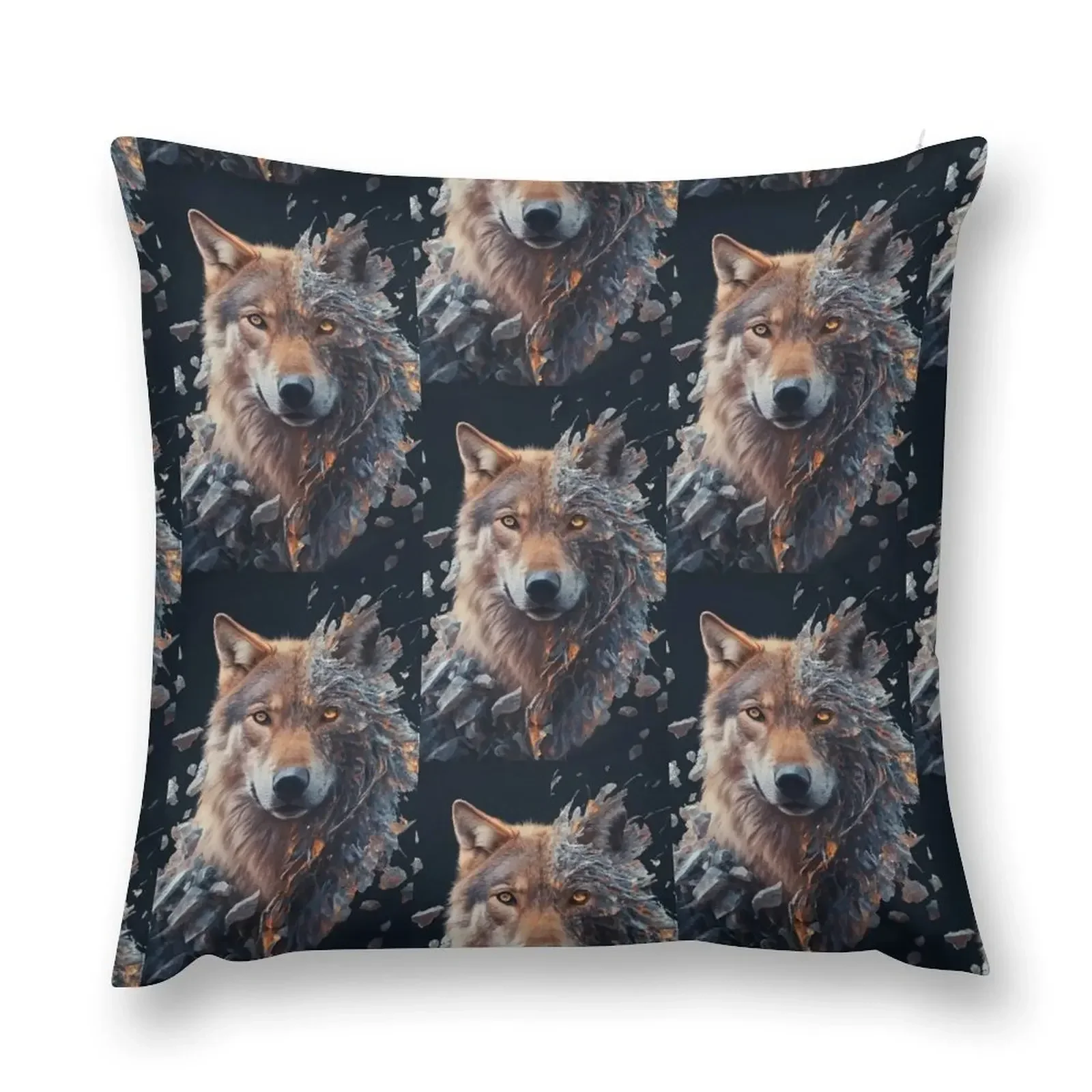 Enchanting Mystical Wolf Throw Pillow ornamental pillows Cushions Home Decor Pillow Cover Couch Pillows pillow