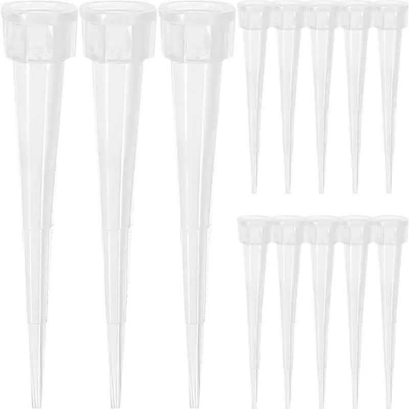 50pcs Flower Stems Tube Holder Plastic Fresh-Keeping Plant Nutrition Tube Water Storage Container Floral Packing Tube Holder