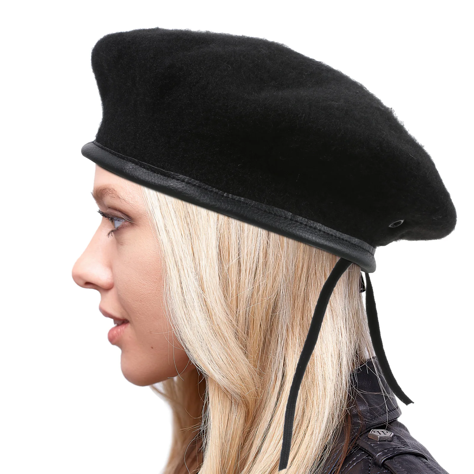 

Wool Beret Hat Cozy Stylish Sunscreen Cap Unisex Adjustable Driving Flax Peaked Hat for Men Women Spring Fall