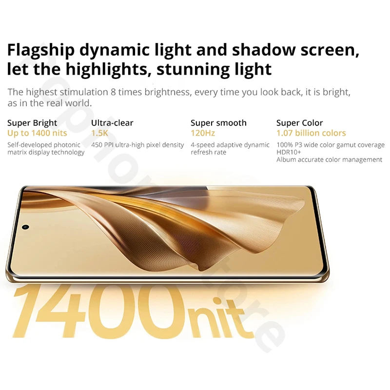 Oppo Reno 10 Pro 5G Mobiele Telefoon 6.74 Inch 120Hz Amoled Gebogen Scherm Dimensiteit 8200 Octa Core 100W Supercharge Nfc