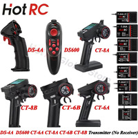 HOTRC DS-4A DS600 CT-8A  CT-8B 4CH 6CH 8CH 4/6/8/10 Channel Single Transmitter Remote Control for RC Model Car Boat Ship Tank
