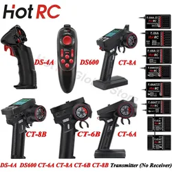 HOTRC DS-4A DS600 CT-8A CT-8B 4CH 6CH 8CH 4/6/8/10 Channel Single Transmitter Remote Control for RC Model Car Boat Ship Tank