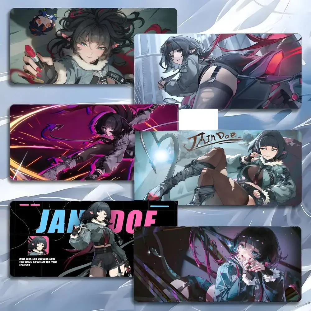 game character Zenless Zone Zero Jane Doe Mouse Pad Mousepad Large Gaming LockEdge Thickened PC Table Desk Mat