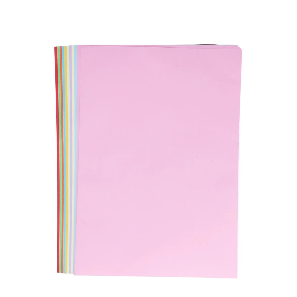 100 قطعة من أوراق الورق الملونة القابلة للطي البيئية اليدوية للمشروعات المدرسية وديكور الحفلات وأنشطة رياض الأطفال الإبداعية #6