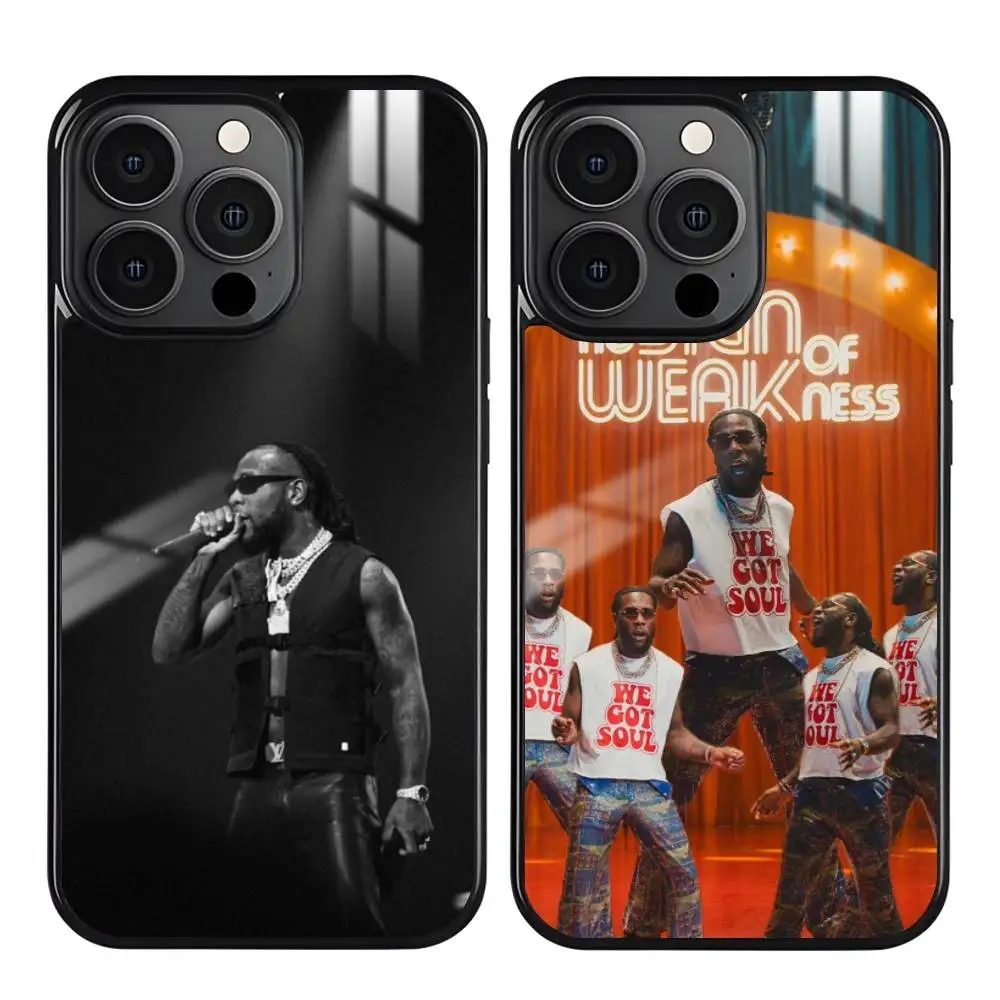 

B-Burna BoyS Phone Case For iPhone 16 15 14 13 12 11 Pro Max Plus Mini Magnetic Magsafe Wireless Charging Cover