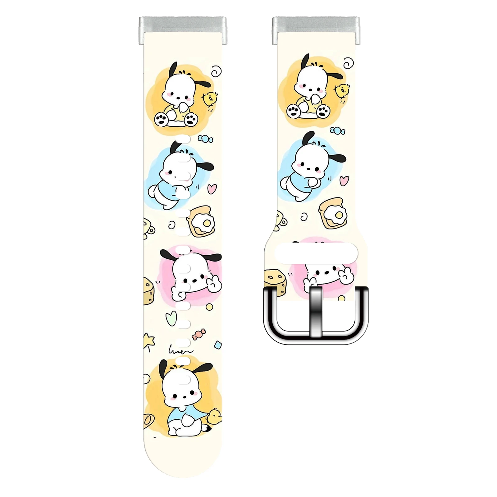

Sanrio Pacha dog printed strap Fitbit Versa 4/3 Watchband Replaceable Bracelet for Fitbit Sense2 Watch Band for Women as a Gift
