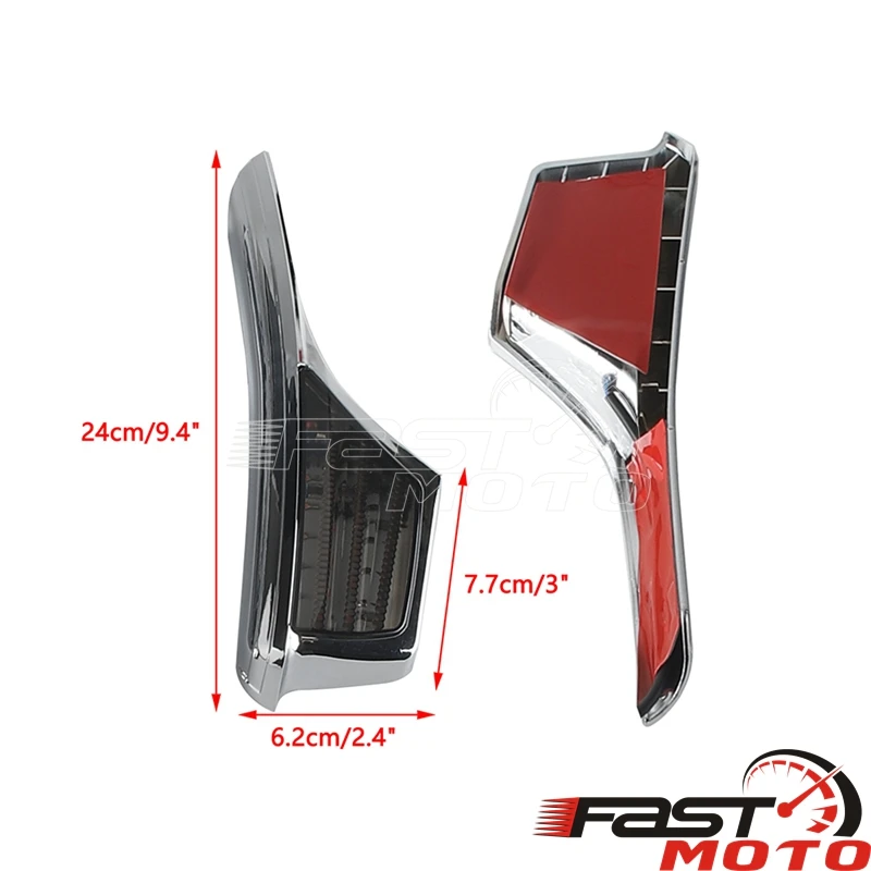 Passenger Armrest Trims LED Light Accents Driving Lights Running Lamp For Honda Gold Wing GL1800 Audio Comfort Airbag GL1800AD - Image 2