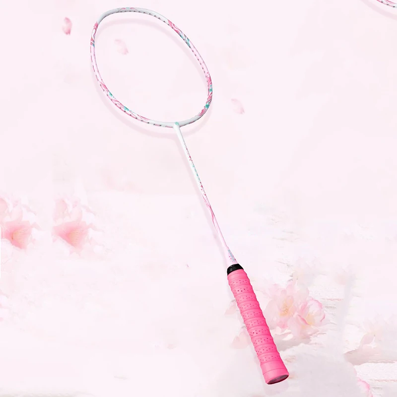 Ultralight Badminton Rackets Carbon Fiber Professional Badminton Rackets High Elasticity Durable Racket Portable Sport Equipment