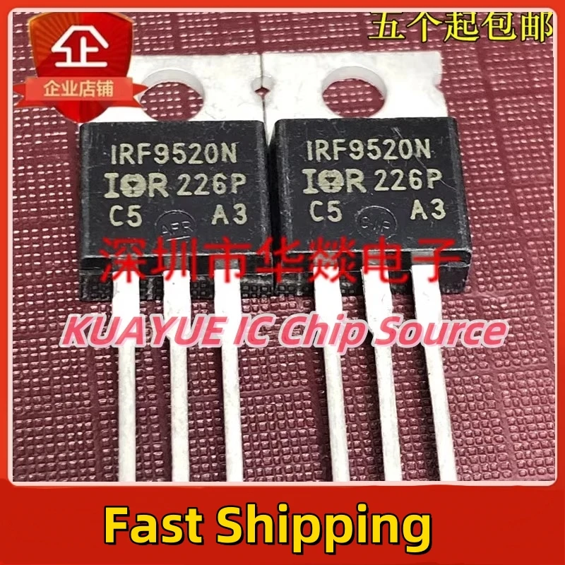 10PCS-30PCS  IRF9520N   TO-220 -100V -6.8A   Fast Shipping Quality Guarantee