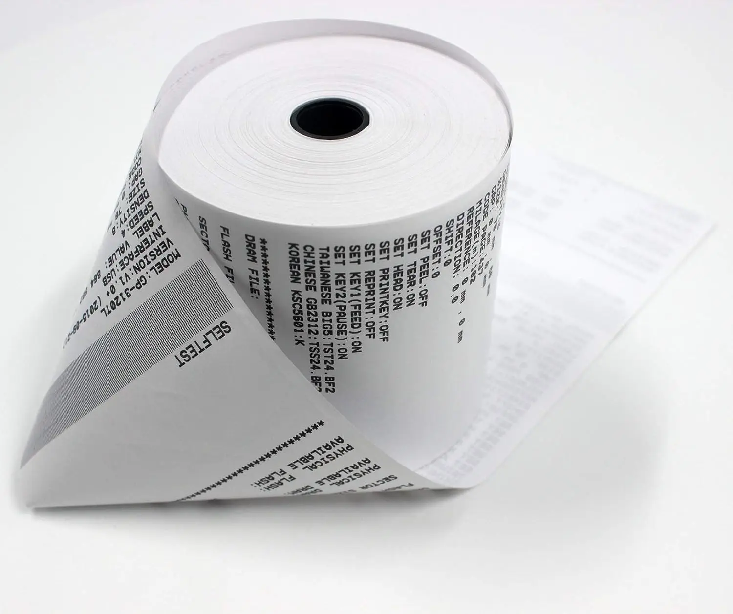 (48 Gsm Paper Thickness) 2 1/4 x 230ft 1-Ply Thermal Paper [50 Rolls] BPA Free Cash Register Tape Sharp 01PU, 01PU, ER-A520