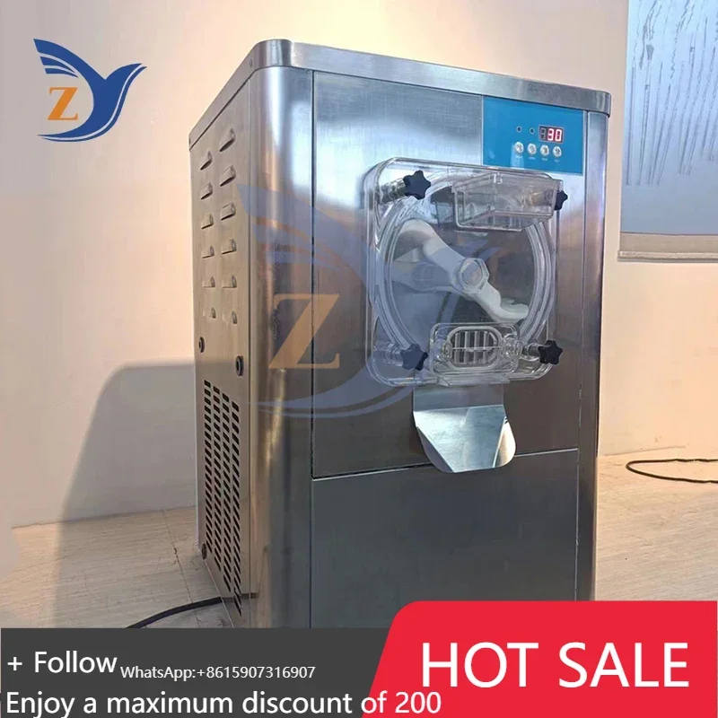 

Машина для производства твердого мороженого ZY-H16T Тип стола 12-18 л/ч Коммерческое производственное оборудование 1000 Вт Магазин чая с молоком Автоматический ресторан