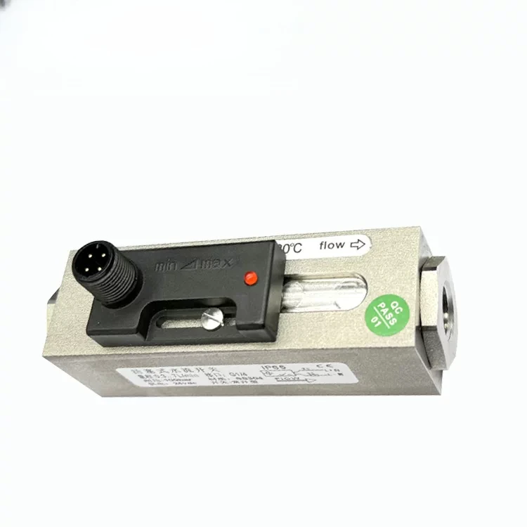 Piston Flow Switch Stainless Steel Housing Lubrication System Machine Tool Special Flow Switch