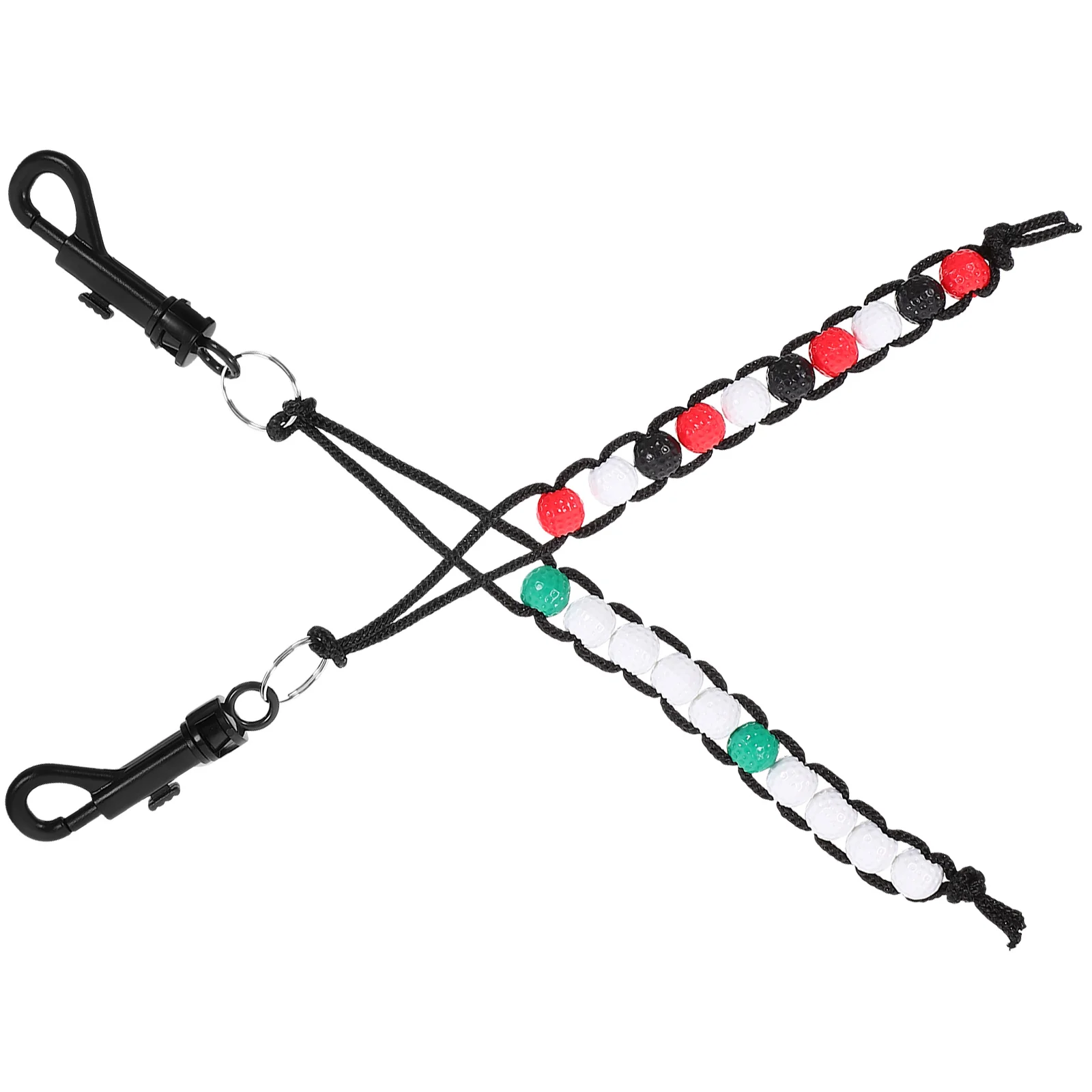 

2 Pcs Golf Equipment Counter Beads Stroke Round Score Nylon Putting Man Accessory
