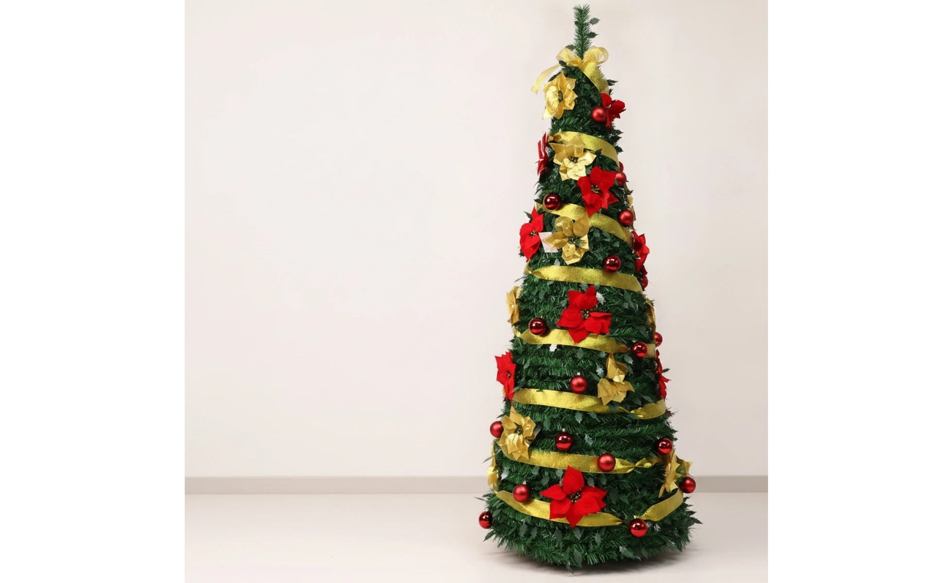 Artificial Christmas Tree with Ornaments Easy Setup Christmas Tree with Decorations Foldable Dense for Indoor Holiday Display Artificial Christmas Tree with Ornaments Easy Setup Christmas Tree with Decorations Foldable Dense for Indoor Holiday Display