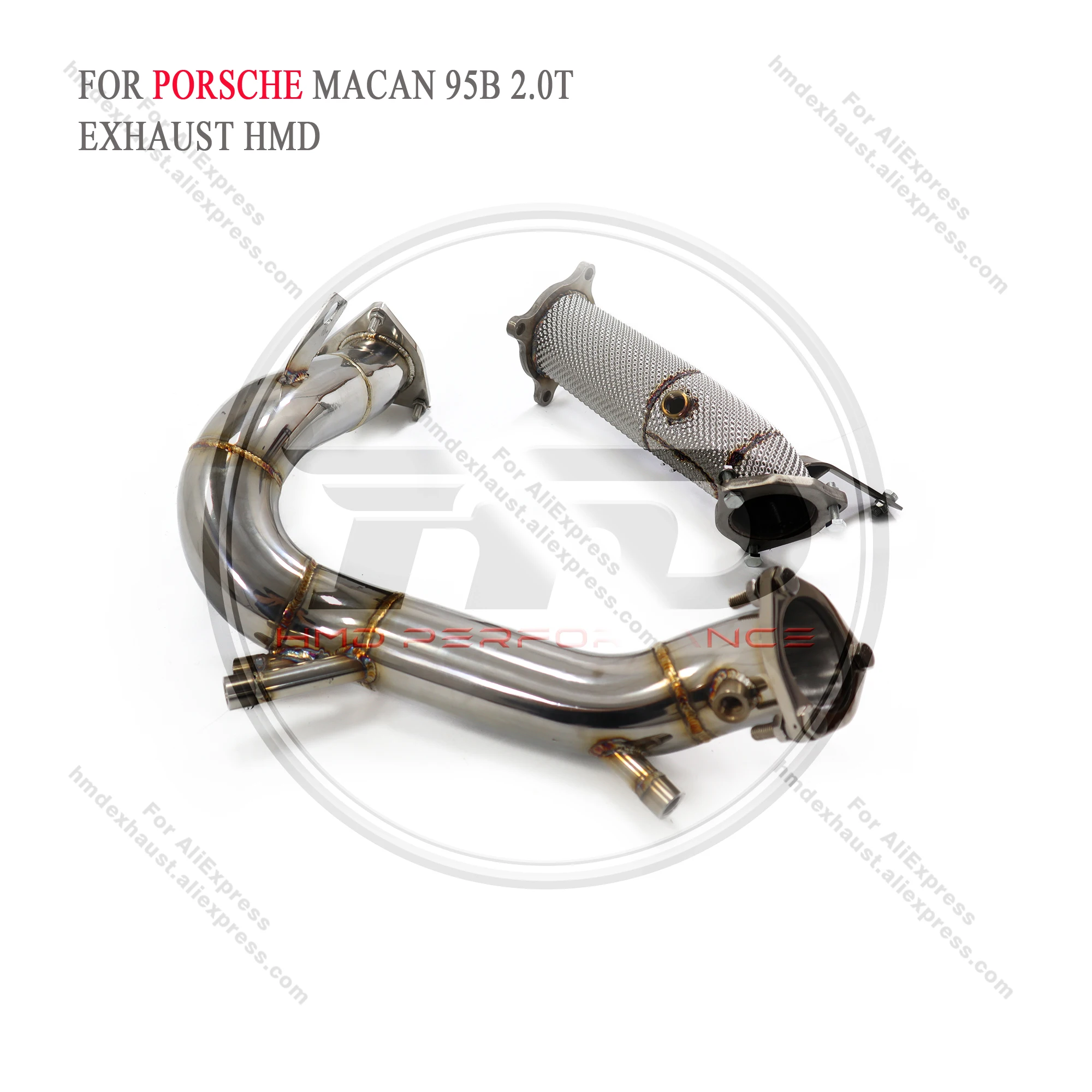 

HMD Exhaust System for Porsche Macan 95B 2.0T Stainless Steel Performance Downpipe with Catalytic and Middle Pip Car Accessories