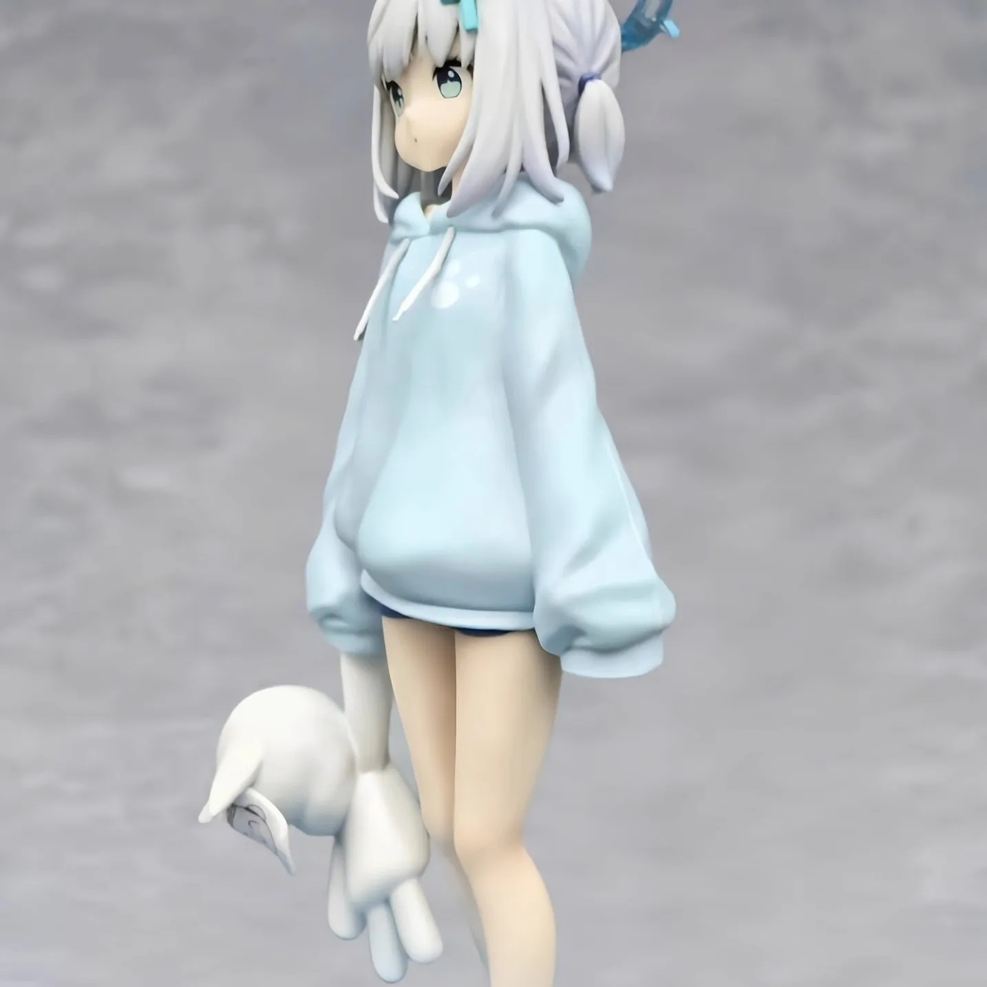 Blue Archive Shiroko Sunaookami Versi Piyama 20cm Pose Berdiri Figur Anime Patung Dekorasi Meja Hadiah ​