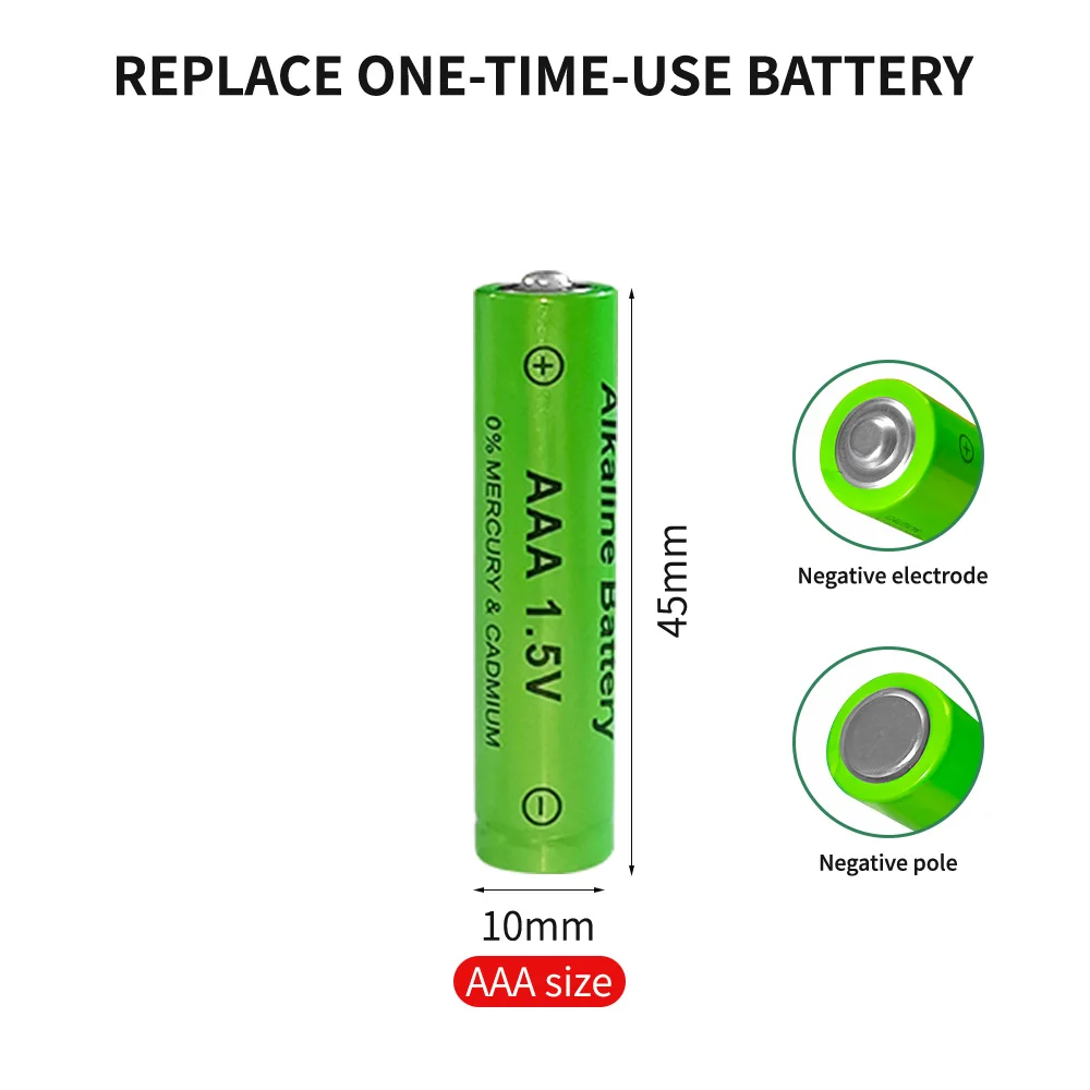 AAA1.5V Battery 3000mAh Rechargeable Battery Lithium Ion 1.5 V AAA Battery for Clocks Mice Computers Toys So on + Free Shipping