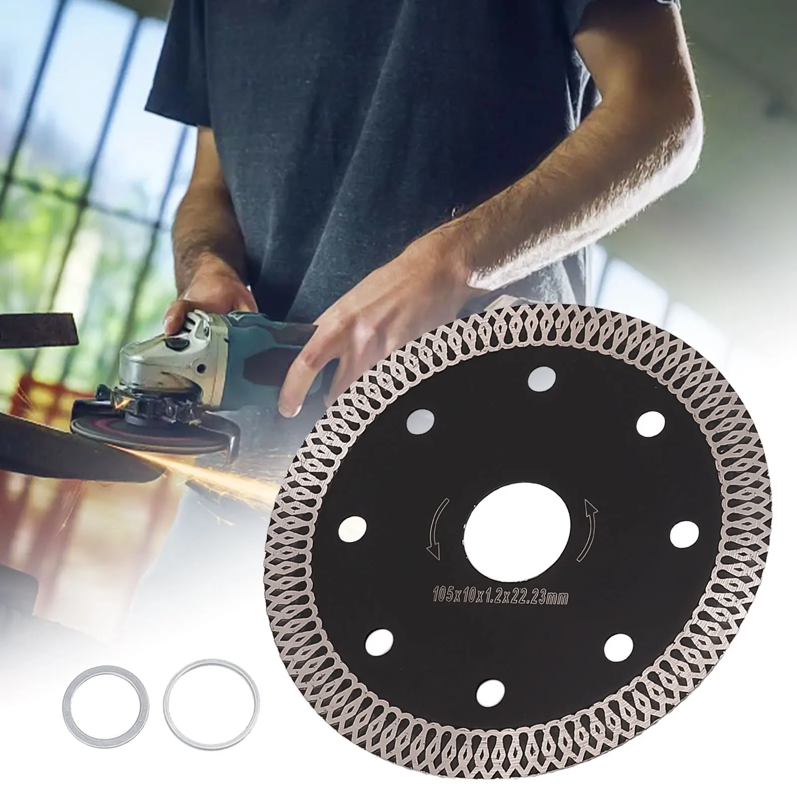 

3 Sizes Turbo Diamond- Saw Blade Granite Marble Cutting Disc Porcelain Tile Ceramic Blades For Angle Grinder 105MM/115MM/125MM