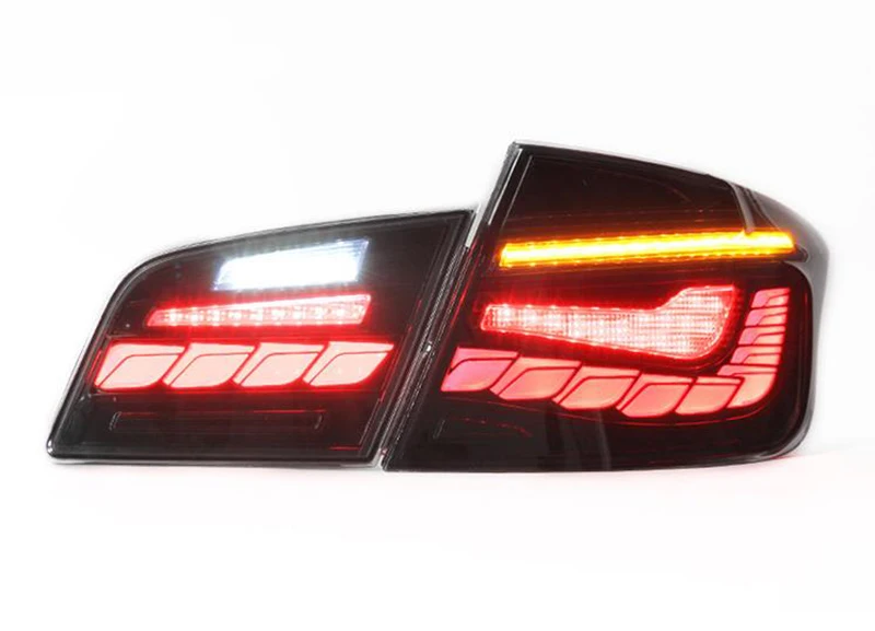 Conjunto de luz trasera adecuado para BMW 5 Series 2011 2012 2013 - 2017 luz trasera LED modificada