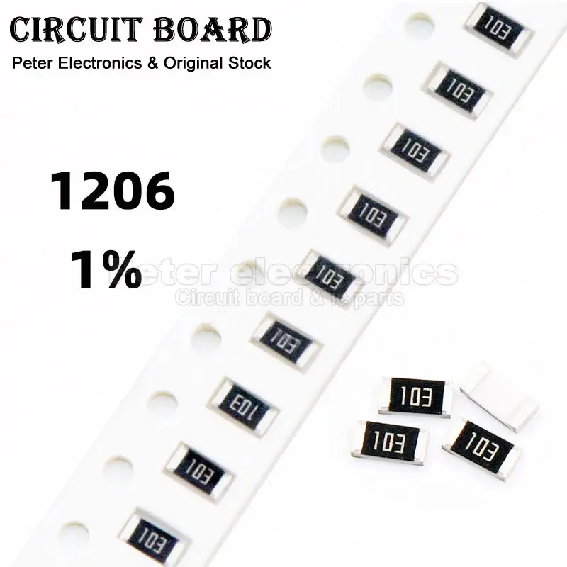 100Pcs 1% 1206 Smd …