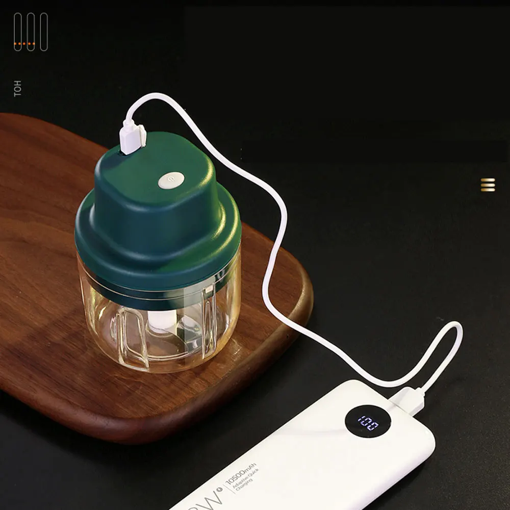 300ml household small electric garlic masher large capacity multifunctional garlic masher Meat Grinder