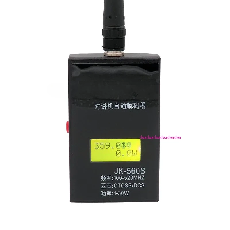 

2023 JK-560S High sensitive handheld frequency meter 100-999.9999MHZ for walkie talkie ham radio CTCSS DCS decoder